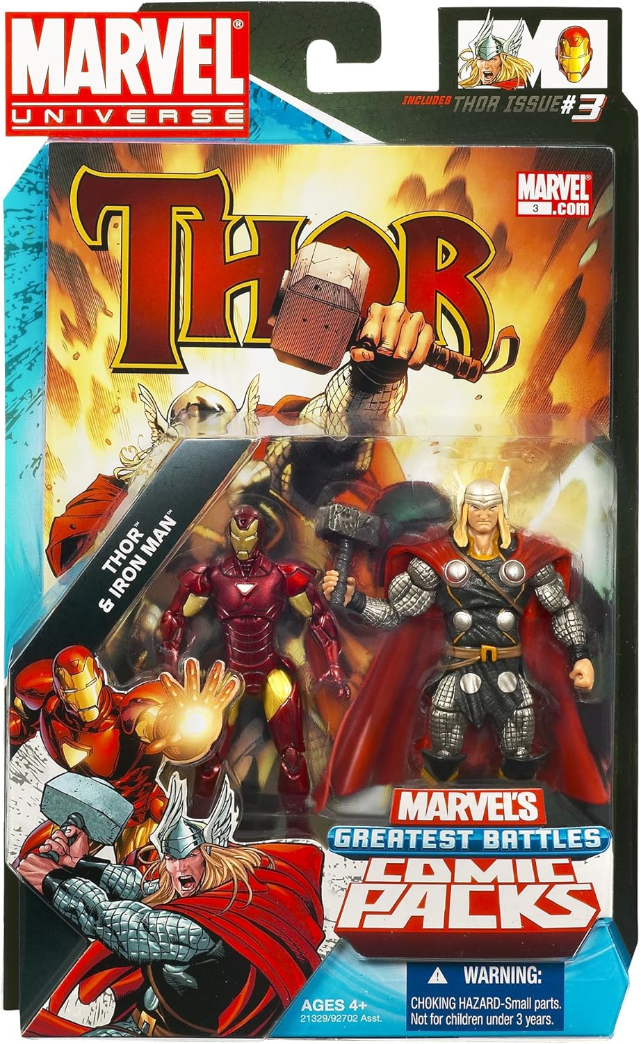 Marvel Comic 2 Pack Thor Versus Iron Man