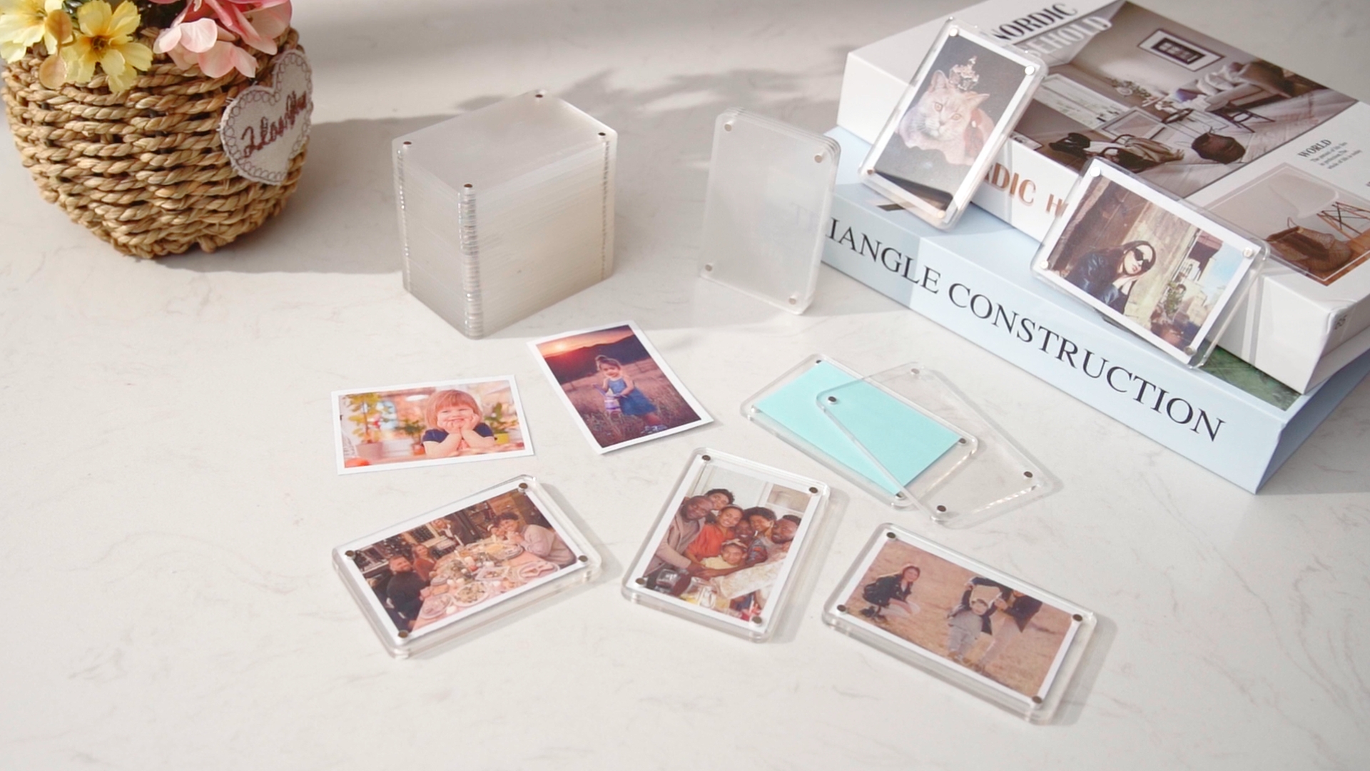 Amazon.com - Remerry 24 Pcs Christmas Acrylic Fridge Magnetic