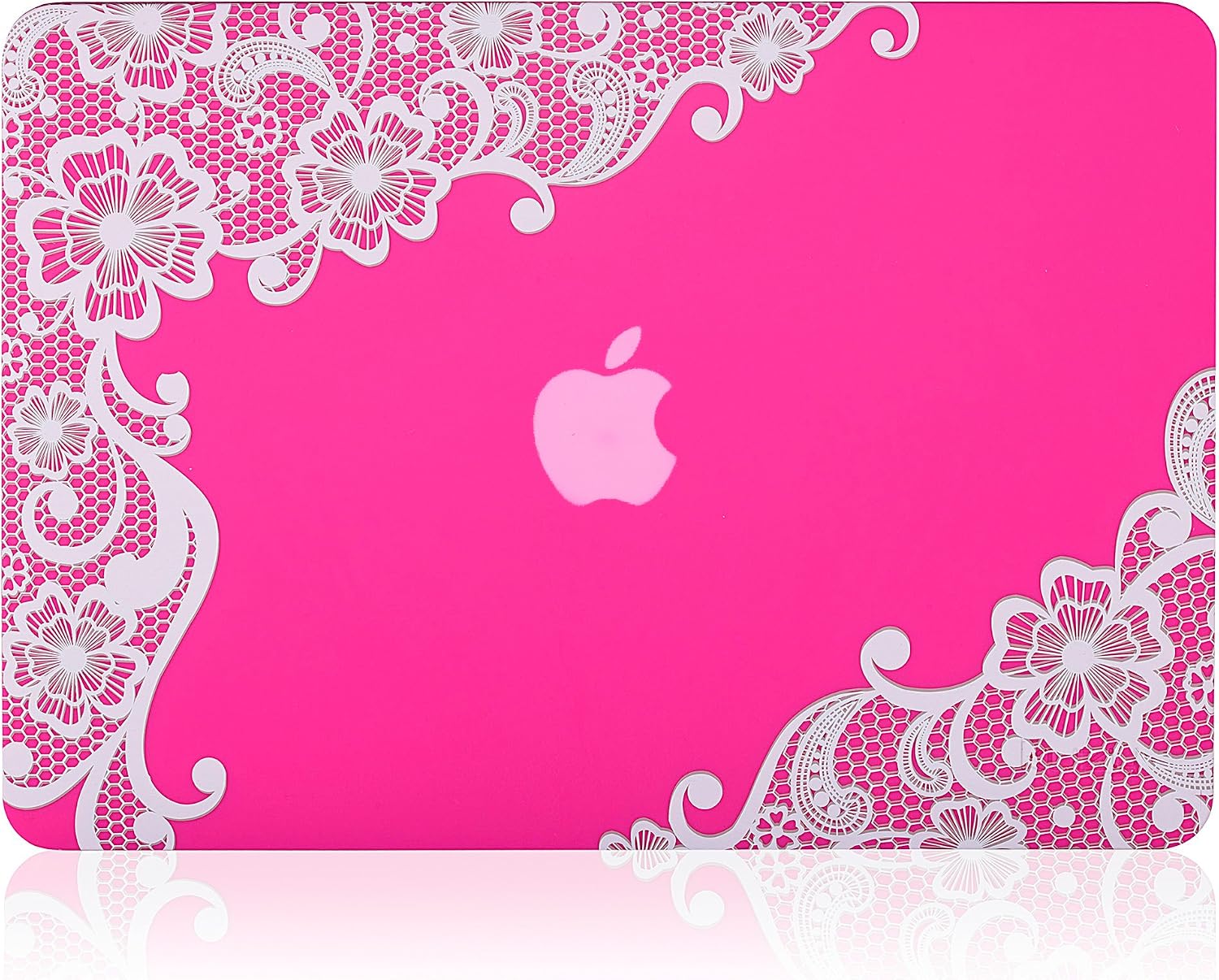 Kuzy Compatible with MacBook Air 13 inch Case 2020 2021 2018 MacBook Air M1 Case Hard Shell MacBook Air 2020 Case Cover A2337 MacBook Air Case A2179 A1932 Laptop Case MacBook Air 13 inch, Hot Pink