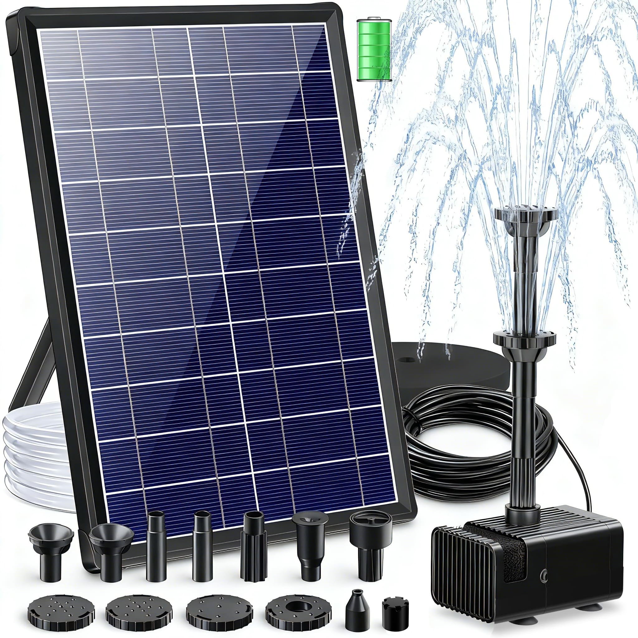 Pompa Per Fontana Solare Pompa Solare Laghetto 875l/h Filtro