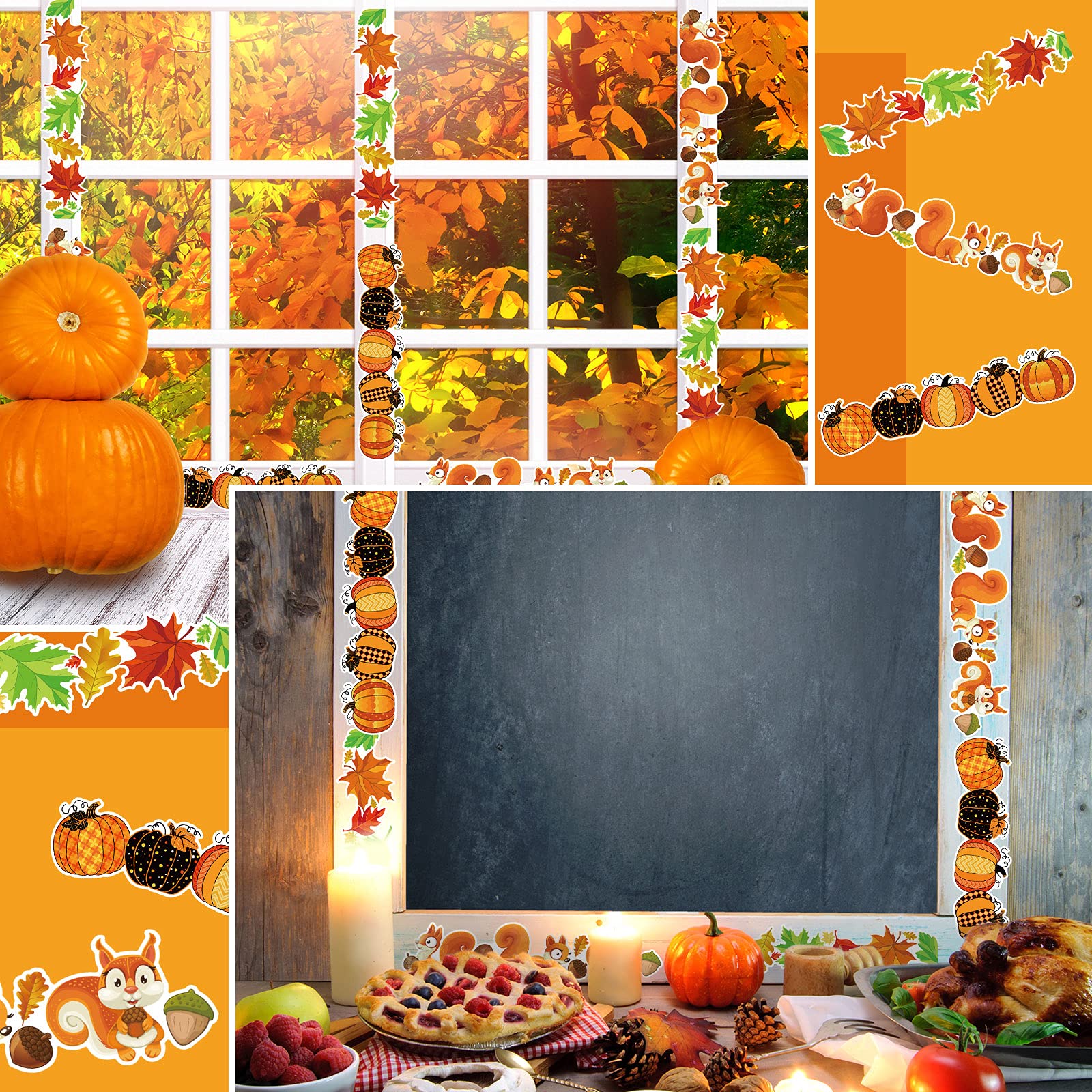 Herbst-Ahornblatt-Bordüre, 10 Meter Lang – Dekorative Pinnwand-Deko Für Klassenzimmer, Büro & Party