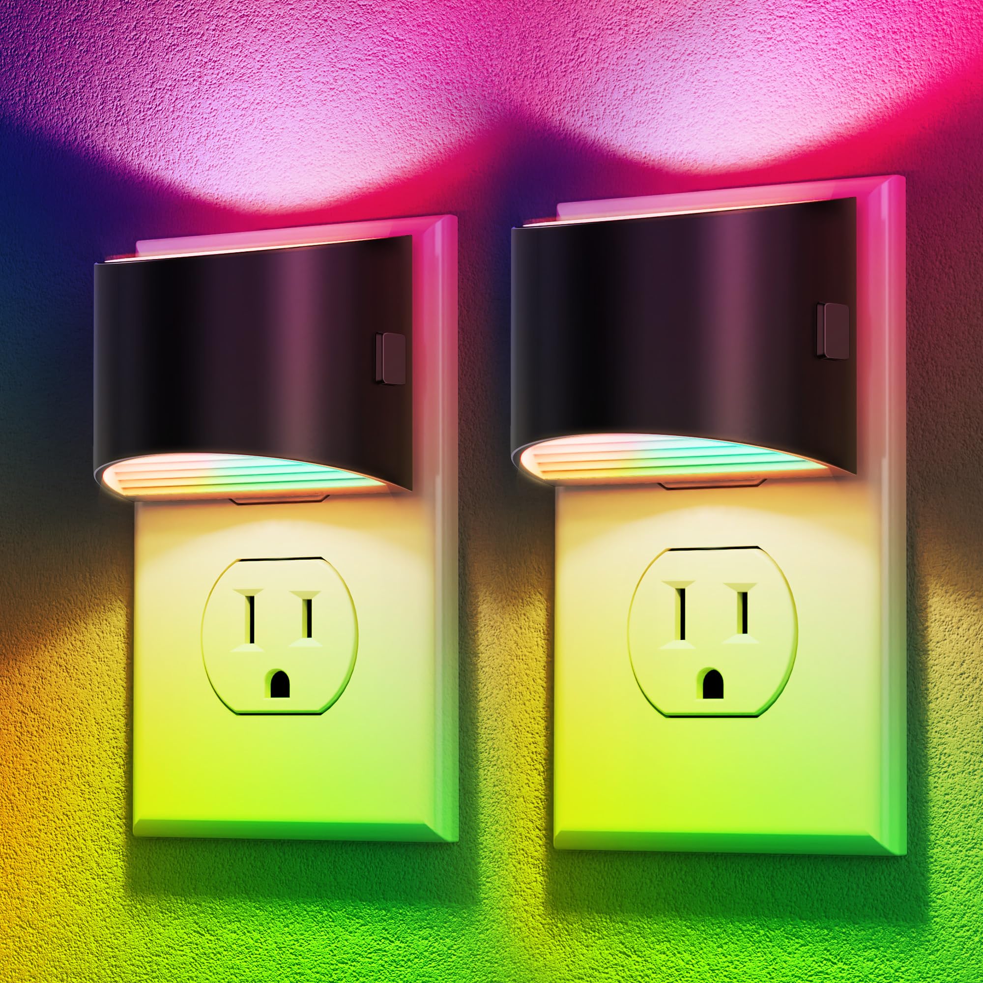 DORESshop Night Light, Night Lights Plug into Wall, Adjustable, RGB