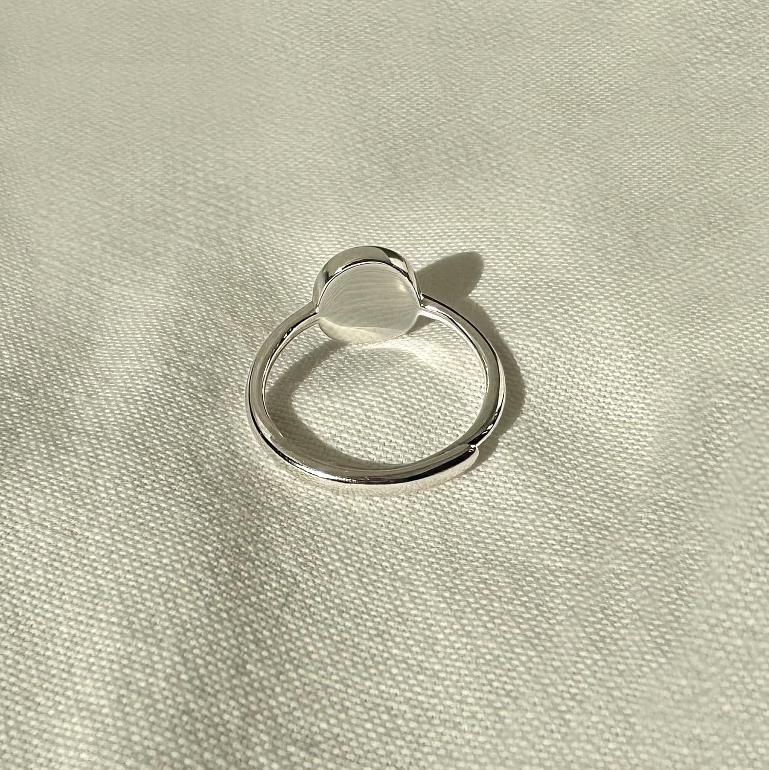 Oval Ring DIY Breastmilk Jewelry Making Kit | Adjustable Size 6 to 10 | Breastfeeding Keepsake | New Mom Gifts | Baby Shower Registry | 925 Sterling Silver | Lactation (Only Ring)