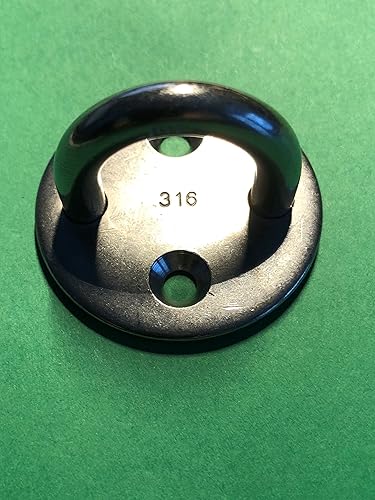 Miniatura 8 de US Stainless Ojo redondo de acero inoxidable 316 de 14" 0.236 in (1.5" 1.575 in de diámetro) grado marino
