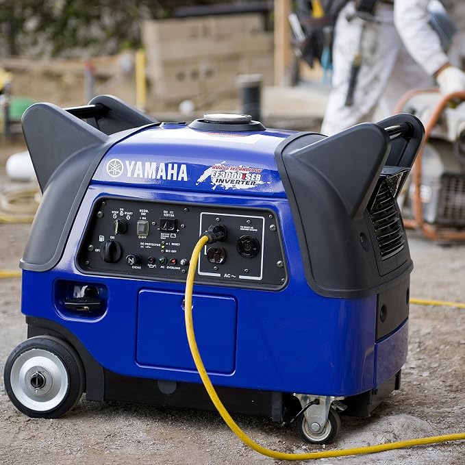Generador inverter portátil Yamaha EF3000iSEB, 2800 W de potencia continua / 3500 W de potencia de arranque, alimentado a gasolina miniatura 5