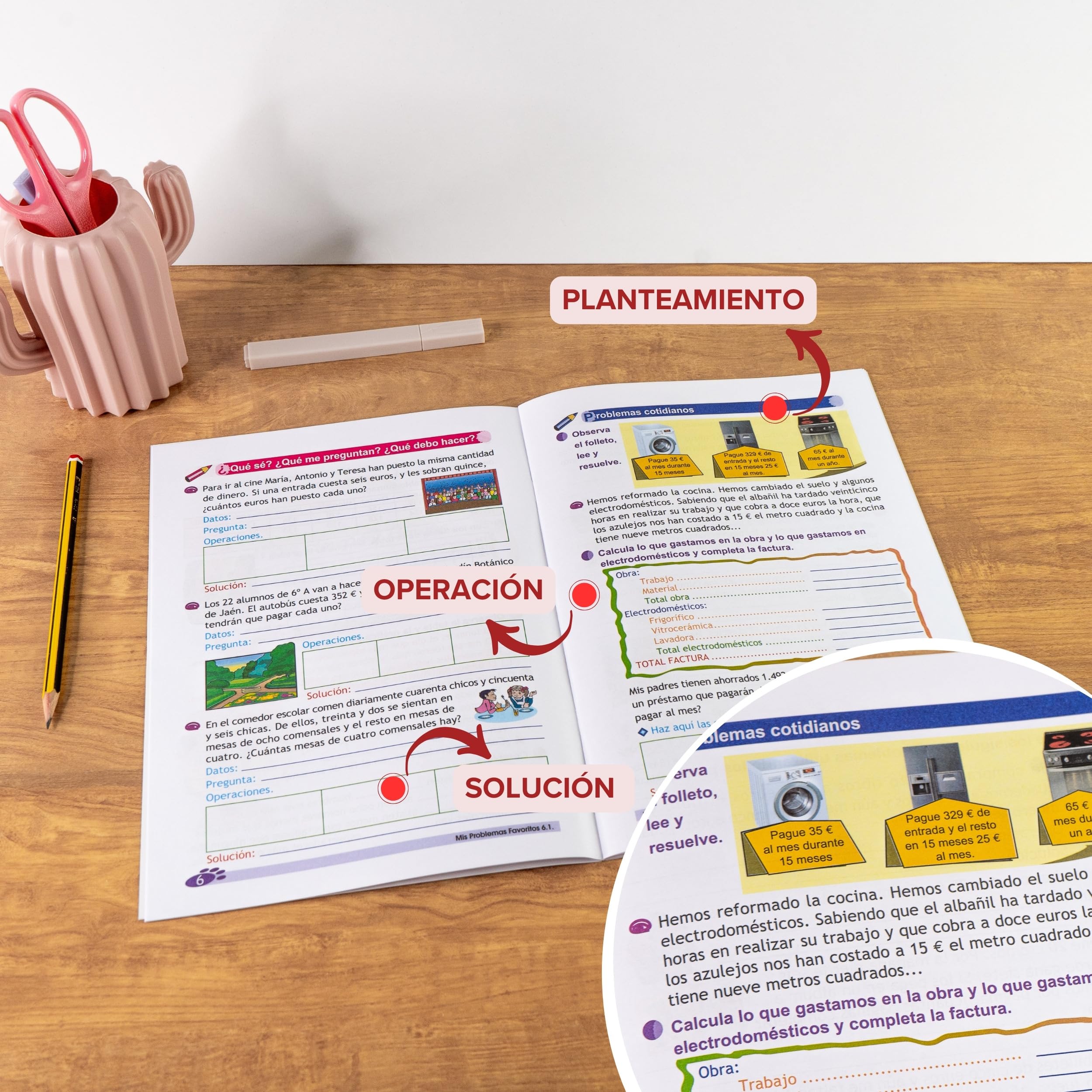 VACACIONES 6 PRIMARIA | Repaso Matemáticas 6 Primaria | Cuaderno Verano 6 Primaria | Mis Problemas Favoritos 6.2 6.1 y 6.3