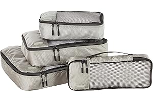 4-Piece Packing Cubes for Your Travel Essentials