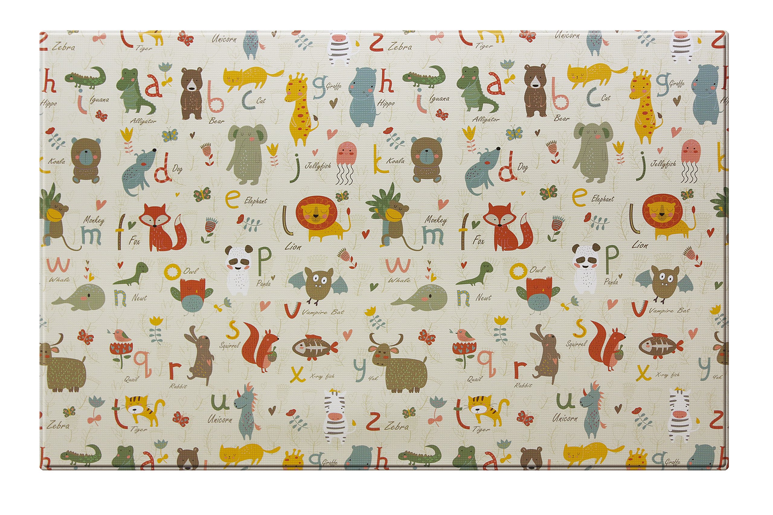 Baby MAT - PLAYMAT - DWINGULER Slim - Zigzag Grey - MEDIUM 180 * 140 * 8mm - Wendbar, Weich, Schadstofffrei, Wasserdicht, rutschfest, CE Zertifiziert