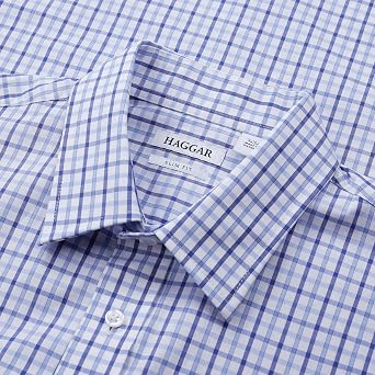 Haggar Men's Premium Comfort Slim Fit Wrinkle Resistant Dress Shirt
