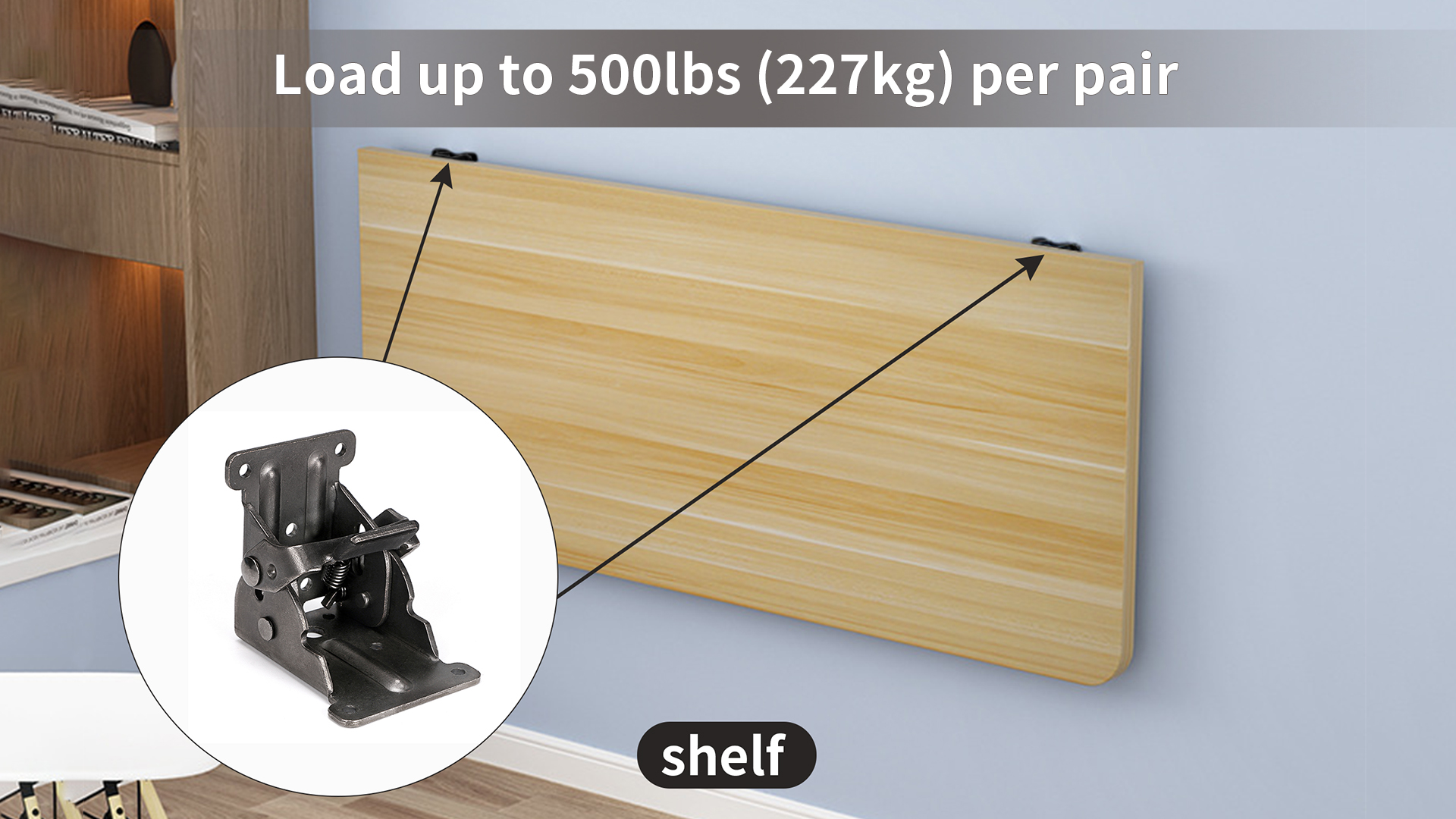 Cerniere Pieghevoli A 180° Per Gambe Di Tavoli E Mobili - Staffe Di Bloccaggio In Ferro, Dimensioni 29,5x54x106,5 Mm