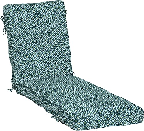 Arden Selections Cojín para tumbona de exterior Polyfill 76 x 22, Alana Tile