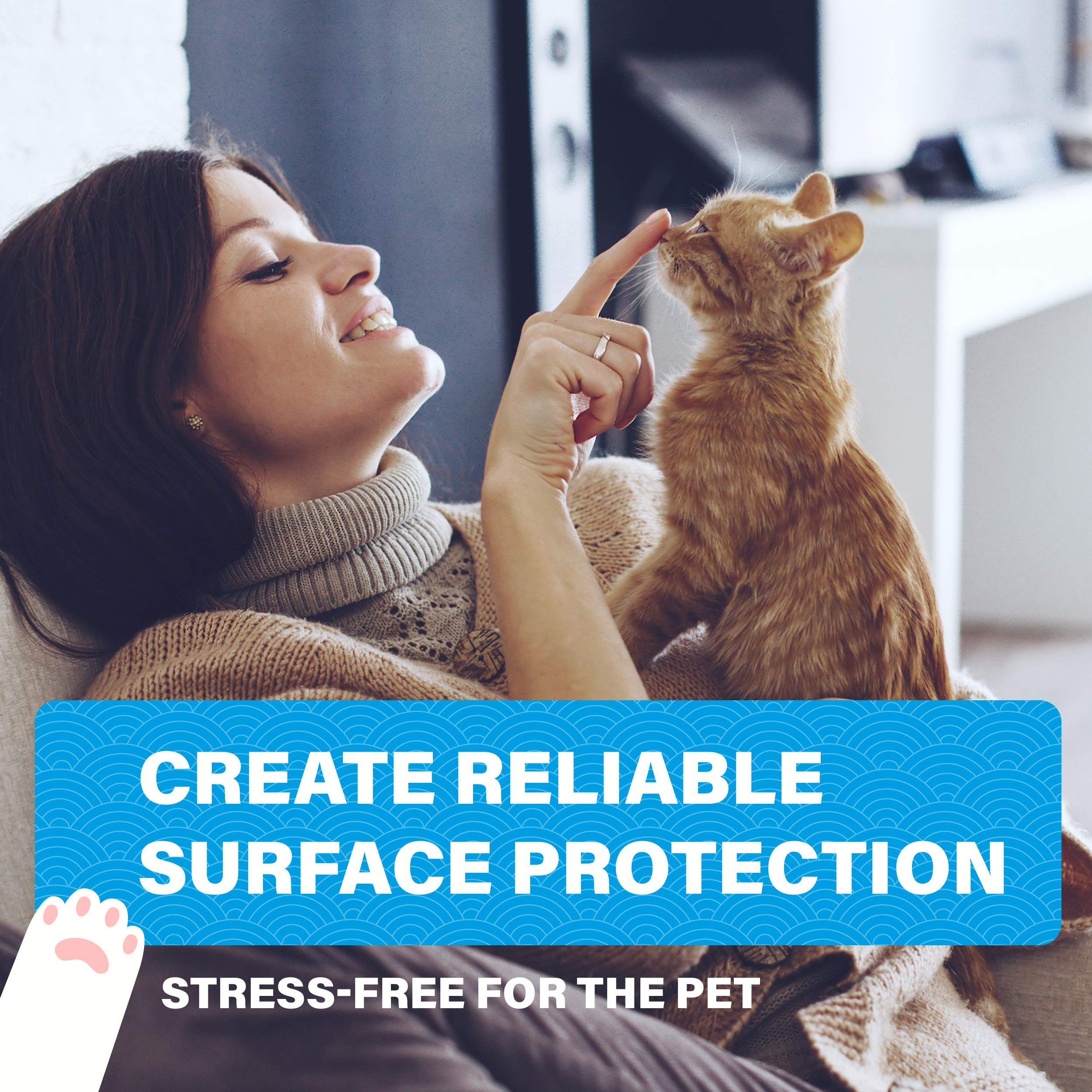 Protector de Muebles para Gatos, 12 Hojas, Protector de sofá para Gatos, protección de Muebles contra arañazos de Gatos, Protectores de arañazos para Muebles, Protector de sofá