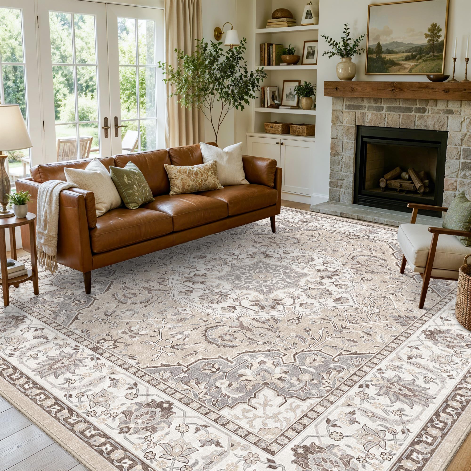 Living Room 12x12 Square Area Rug