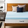 2 Inch Full XL Mattress Topper for Pressure Relief, Gel Infused Bed Topper, Memory Foam Mattress Pad CertiPUR-US Certified, Only Topper