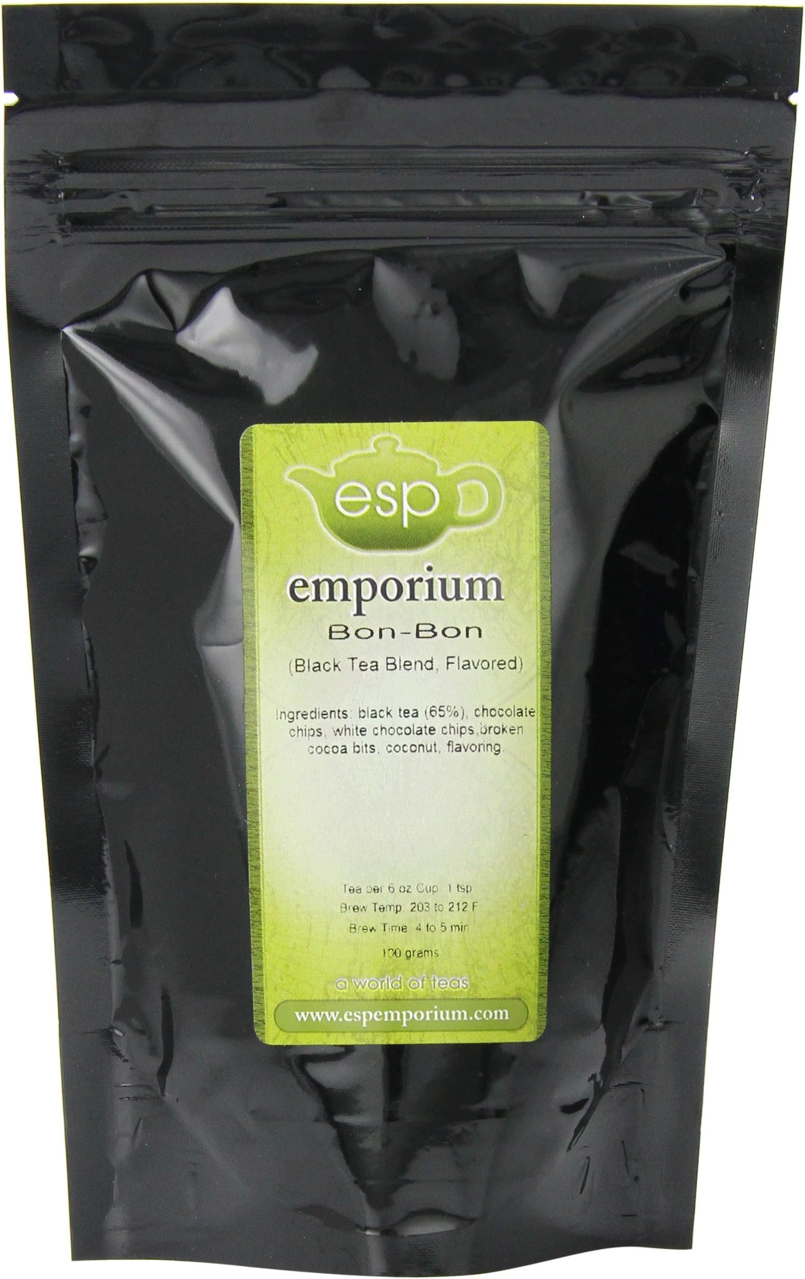 ESP Emporium Black Tea Blend, Bon Bon, 3.53 Ounce