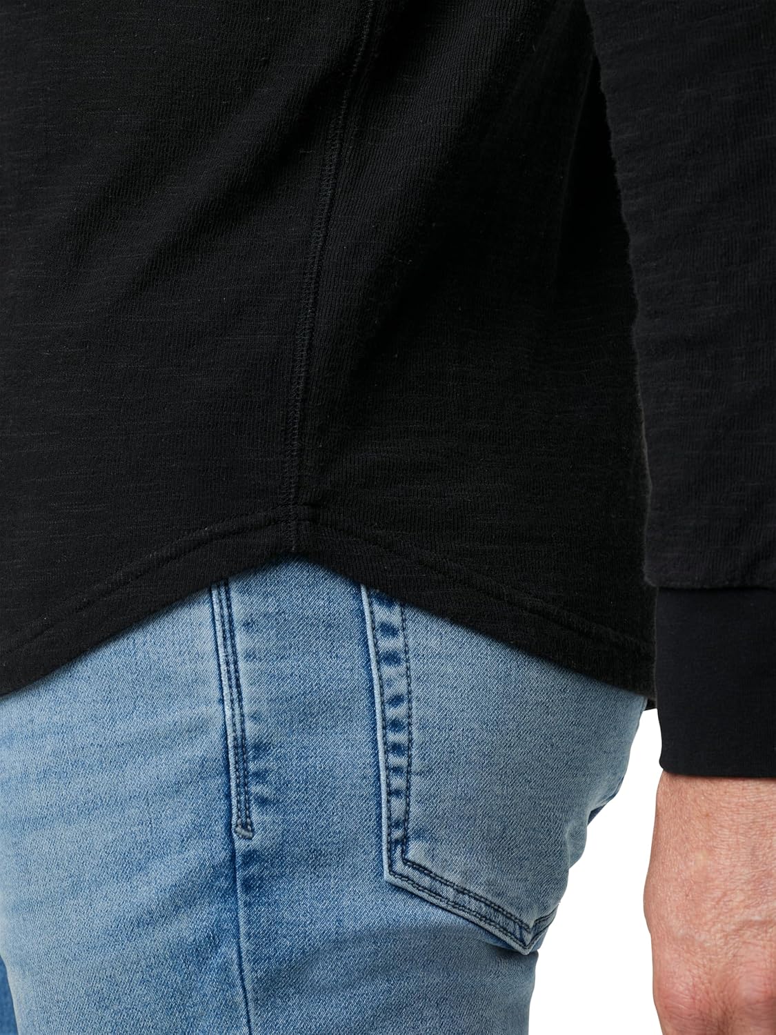 Joe's Jeans Mens Long Sleeve Henley Shirt - Image 5