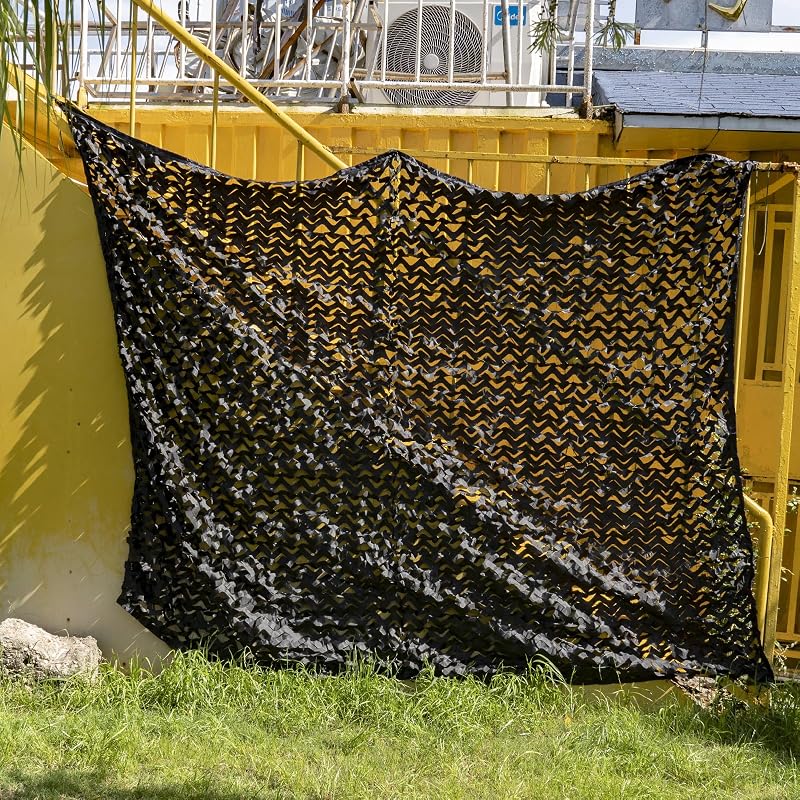 HYOUT Tarnnetz fĂĽr den Innenbereich oder AuĂźenbereich Abdeckung Sichtschutz Dekoration Tarnung Camouflage Netz fĂĽr Wohnzimmer Kinderzimmer Freizeit Deko Freizeit Camping Jagd Bar