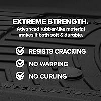 Vista 6 de Weathertech FloorLiner HP 4710121IM - Alfombrillas personalizadas para Ford Super Duty - 1ª fila (4710121IM), color cacao