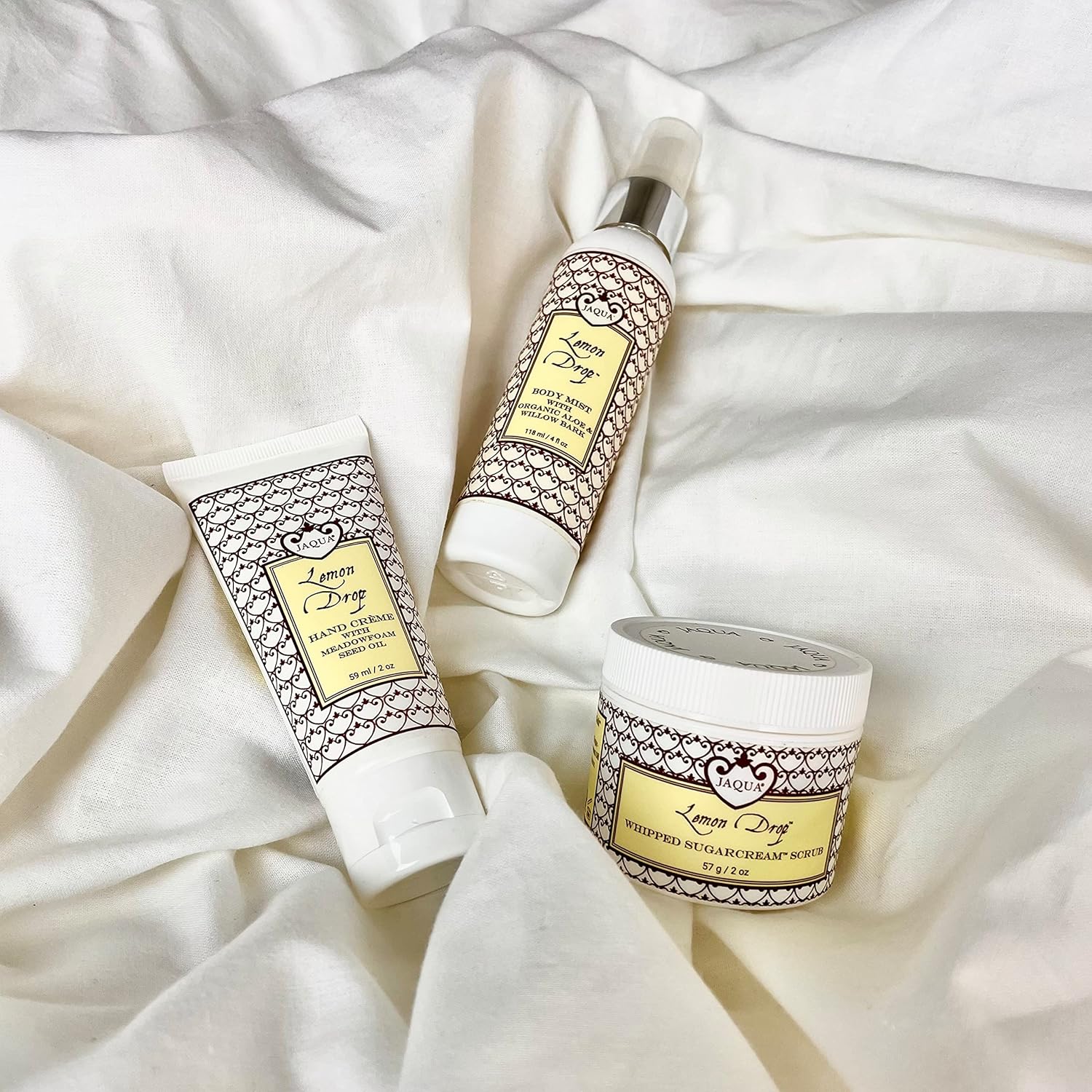 Jaqua Lemon Drop Body Mist with Organic Aloe & Willow Bark