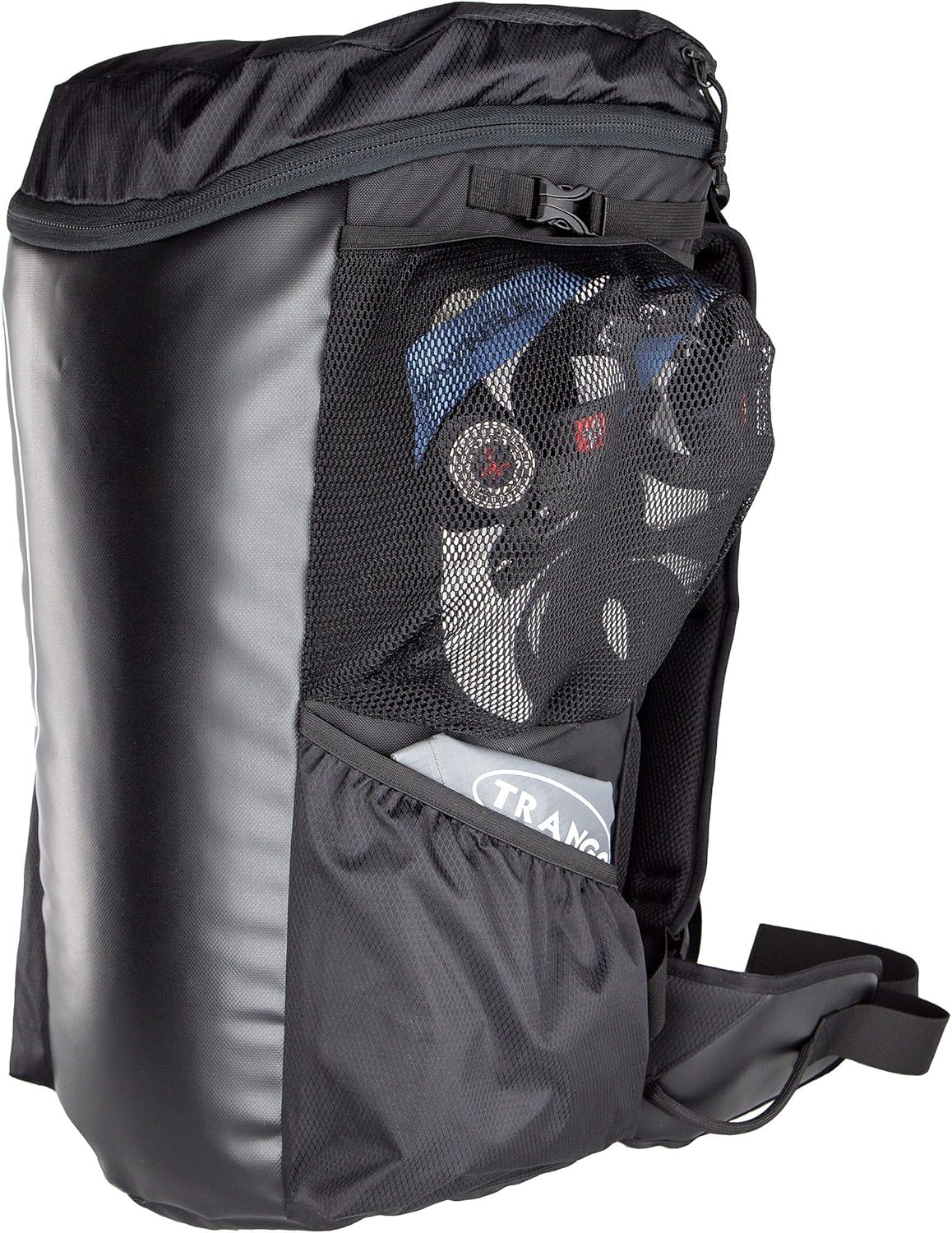 TRANGO Crag Pack 2.0-45L Climbing Backpack with Rope Bag Compartment, Mini Tarp, Shoe Pouch, Rock Climbing & Bouldering, Black