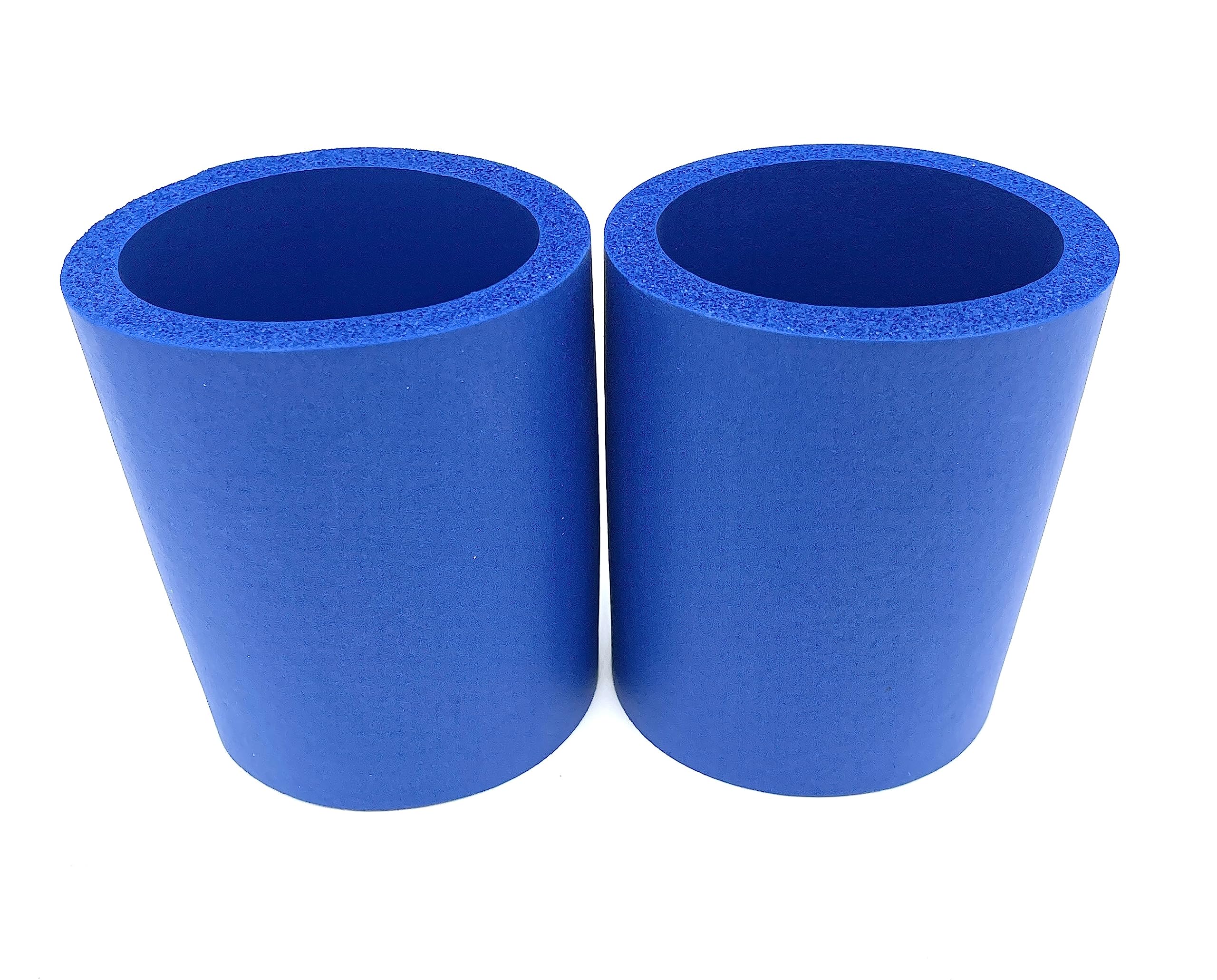 Pen Kit Mall - Old School Blank Thick Foam Can Cooler Beer Beverage Non-Collapsible (Dark Blue, 1)