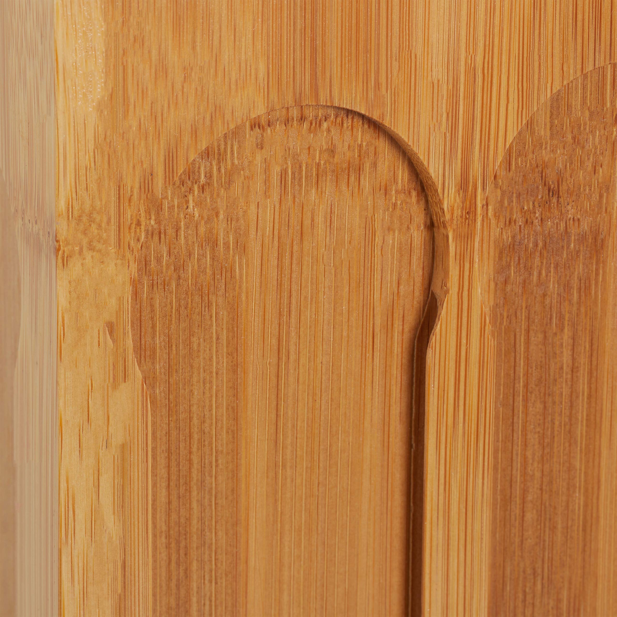 Relaxdays Soporte para cápsulas de Dolce Gusto, Giratorio, Dispensador de bambú, 40,5 x 14 x 14 cm, 1 Ud., Marrón