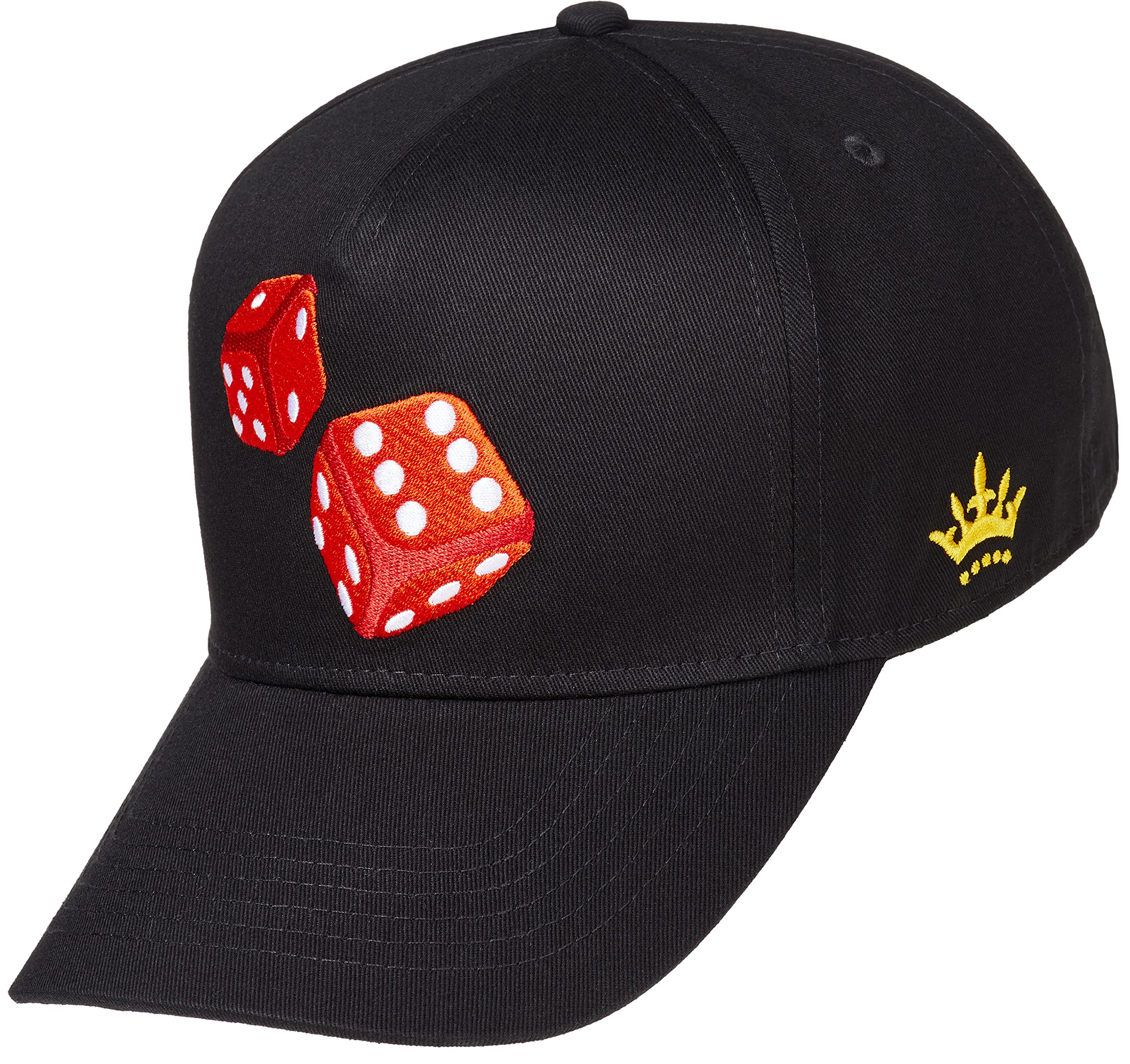 Cadency® Gorra de béisbol Las Vegas Craps, para hombre y mujer, color negro, unisex, talla ajustable, Negro , Talla única