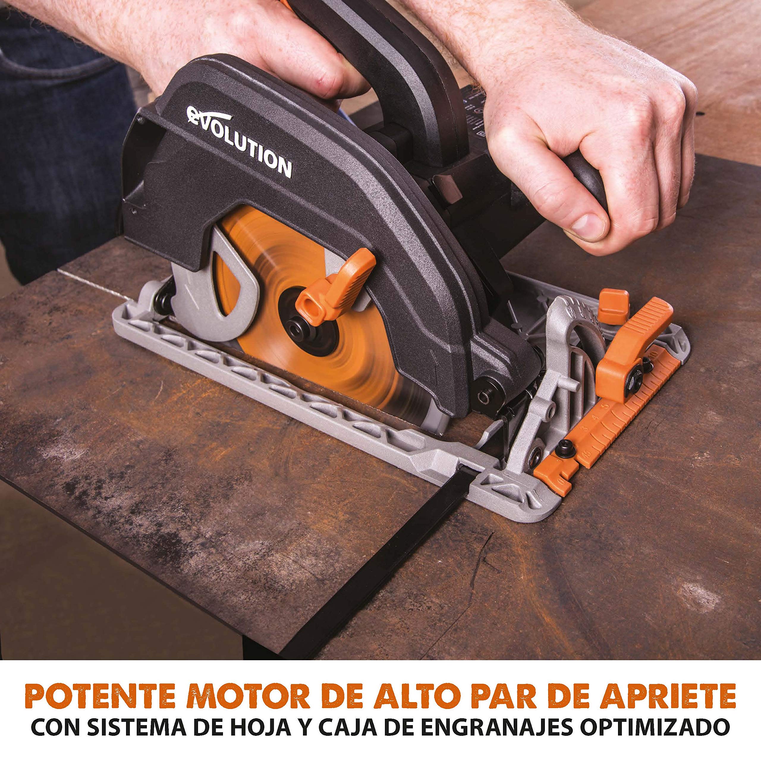 Evolution Power Tools - R185CCS Sierra circular multimaterial, 185 mm 230 V
