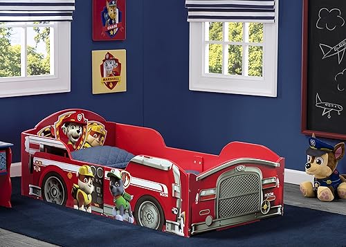 Miniatura 2 de Delta Children - Cama de madera para niños pequeños, certificado Greenguard Gold, modelo PAW Patrol de Nick Jr