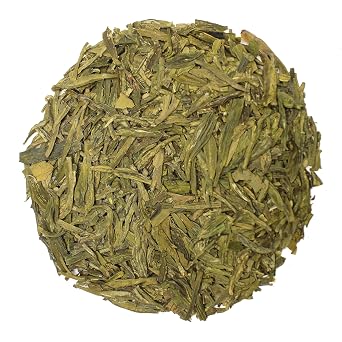 The Tea Farm - Premium Dragon Well Green Tea - Chinese Loose Leaf Green Tea 2 Ounce Bag