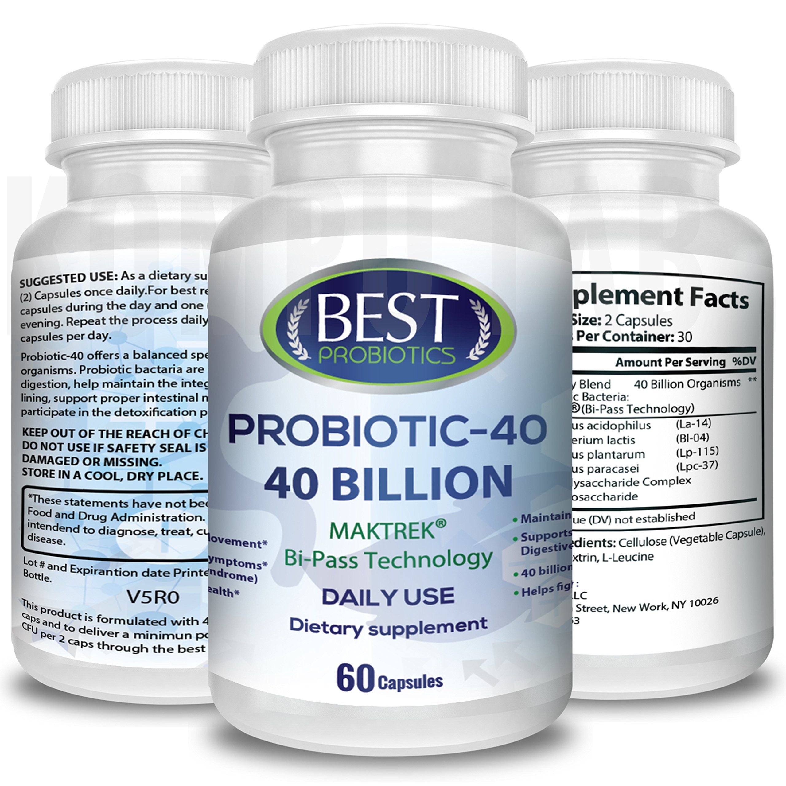 Acidophilus Probiotic | Best Probiotic With Unique Delivery Formula Survives Stomach Acid | Natural Digestive Defense Support to Feel Normal Gut ...