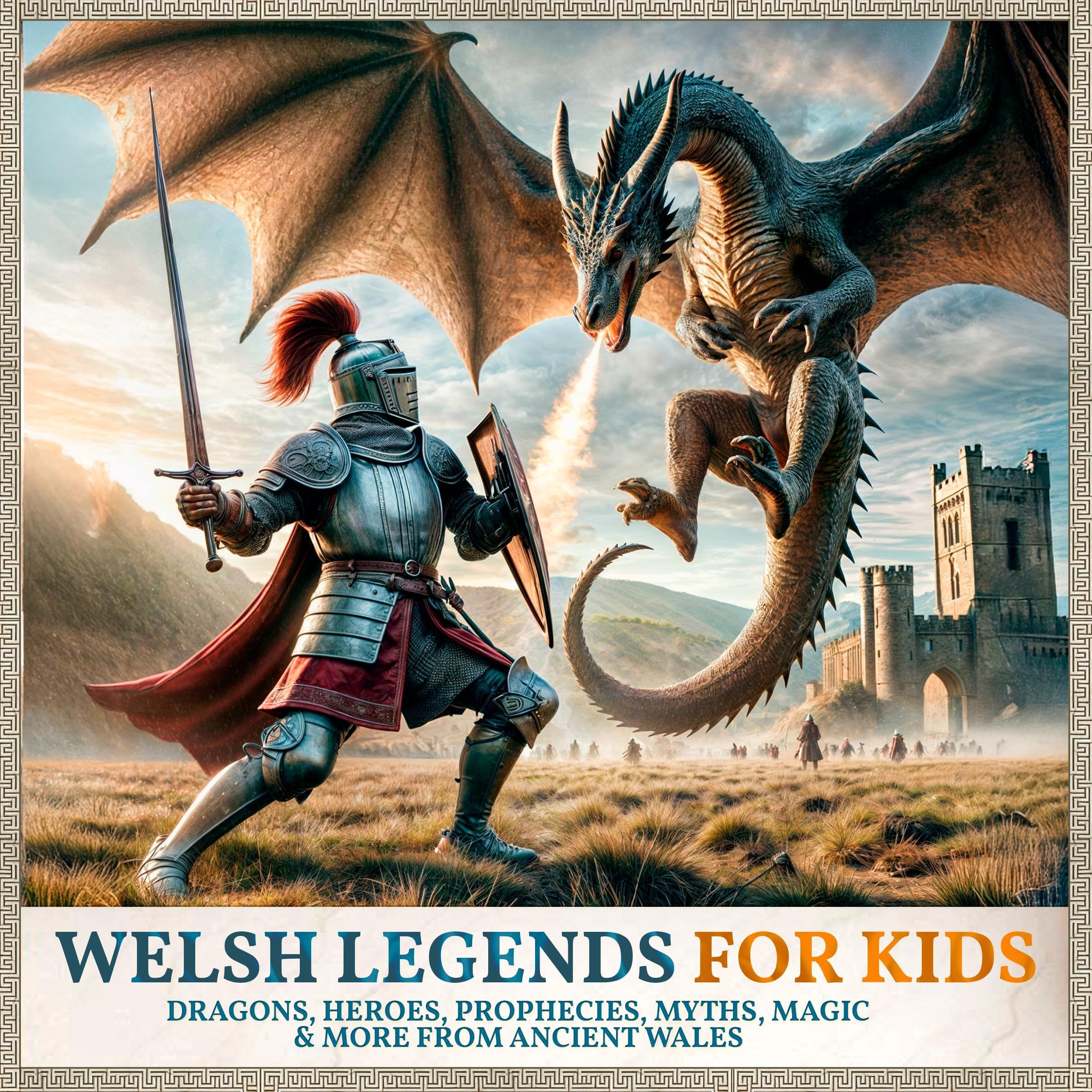 Cover art for Welsh Legends for Kids