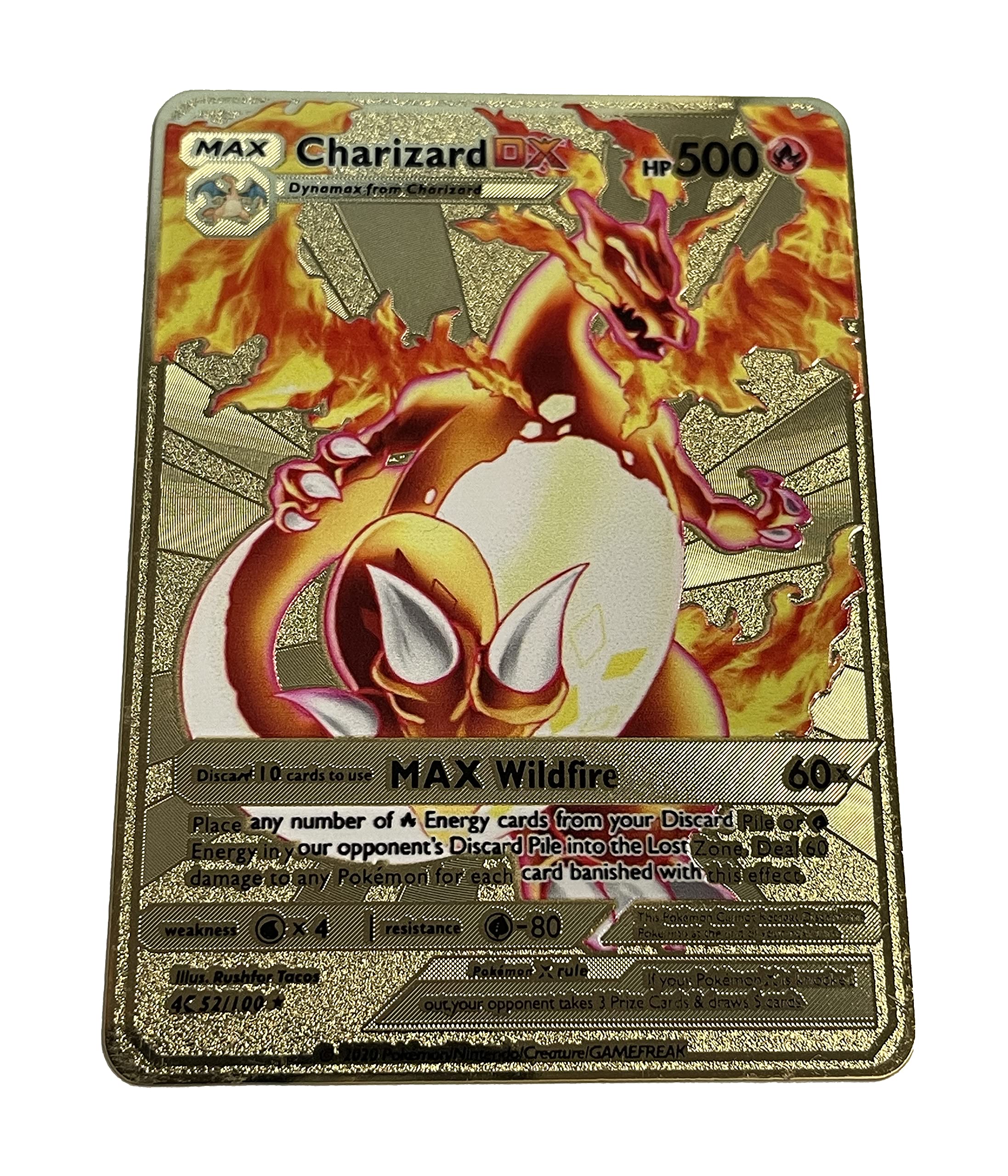 Buy Charizard DX Pokemon Gold Card Collector s Rare Shiny Gold Card Buy Charizard DX Pokemon Gold Card Collector s Rare Shiny Gold Card