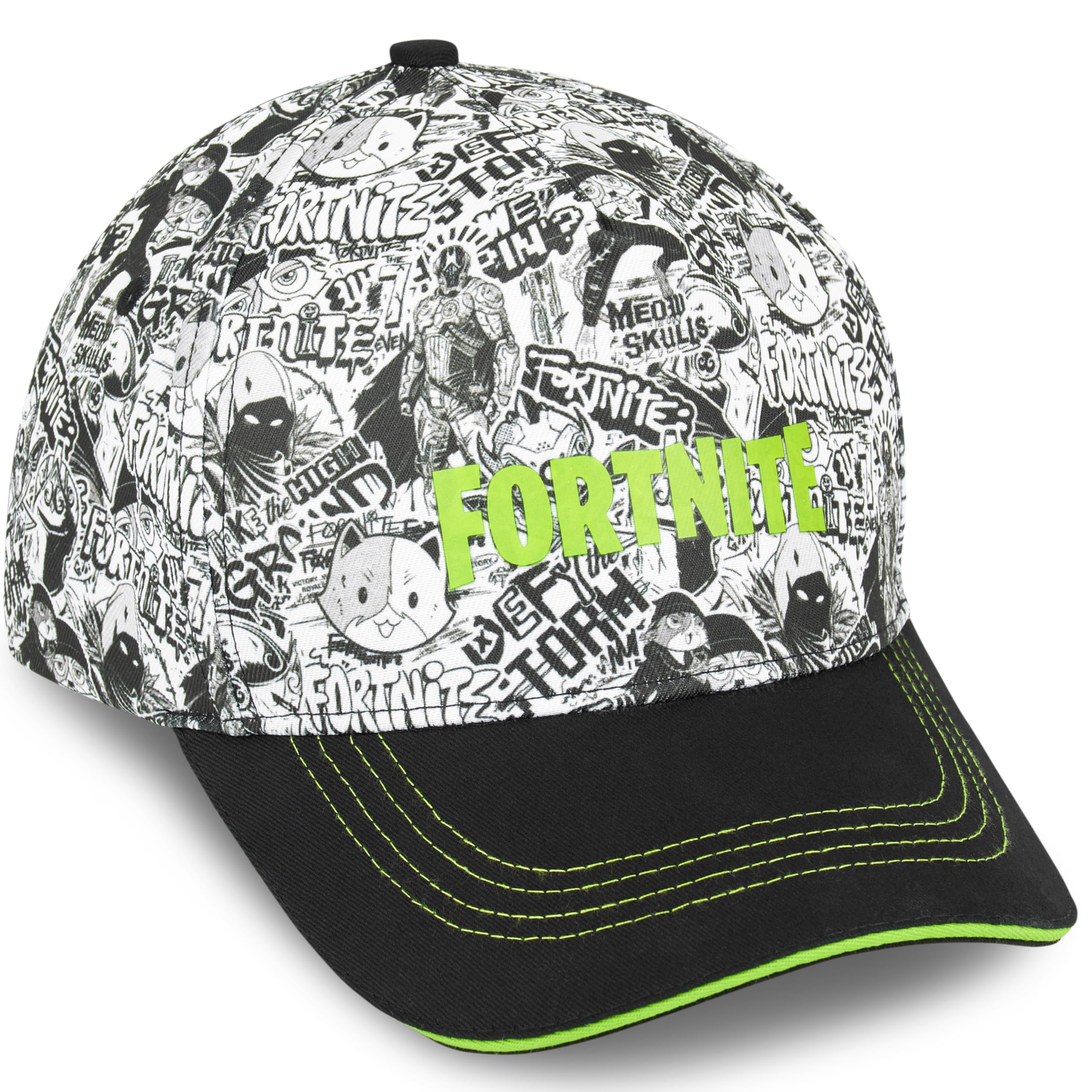 Get Trend Fortnite Baseball Cap for Boys, Adjustable Summer Sun Hat, Lightweight Holiday Essentials, Gaming Gifts for Boys (Black Fortnite Cap)