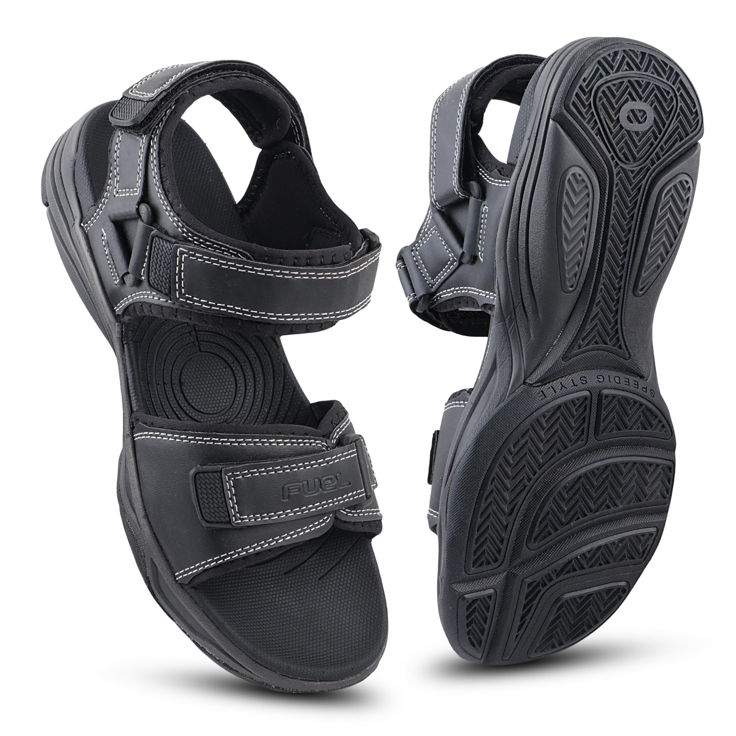 FUEL Oliver Sandals & Floaters for Mens & Boys Comfortable & Lightweight Dailywear, Anti-Skid Flexible & Breathable for Running, Walking Stylish Casual Sandal for Outdoor Footwear For Gents (B0D5HCCYQZ) Amazon Price History, Amazon Price Tracker