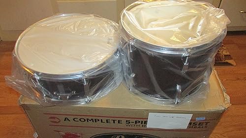 Miniatura 9 de Pearl Roadshow (RS505CC91) - Juego completo de batería de 5 piezas con platillos y soportes, color vino tinto