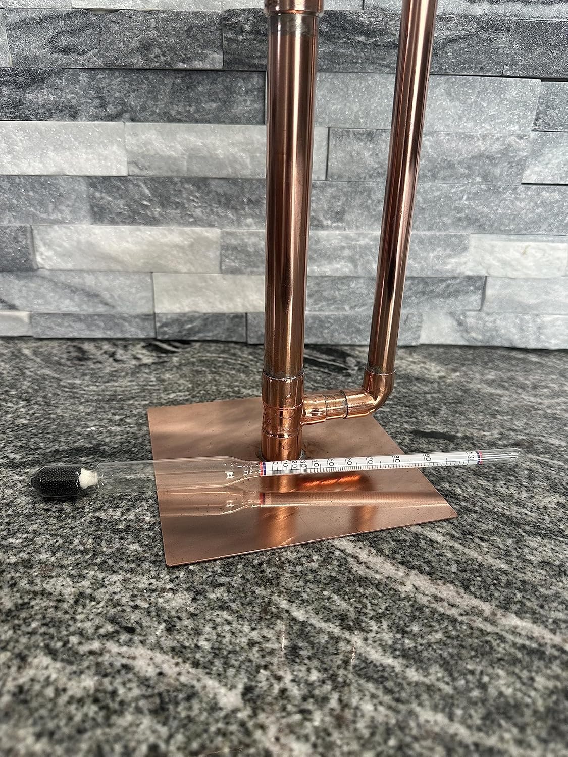 Copper Proofing Parrot for Distilling, Brewing Beer, Moonshine, Tequila with Hydrometer, Two Way Distillng