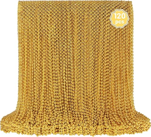 Miniatura 53 de YAXINRUI 30 piezas cuentas de Mardi Gras, collares de cuentas para fiesta de Mardi Gras, Navidad, San Patricio, regalos de fiesta, accesorios de 10