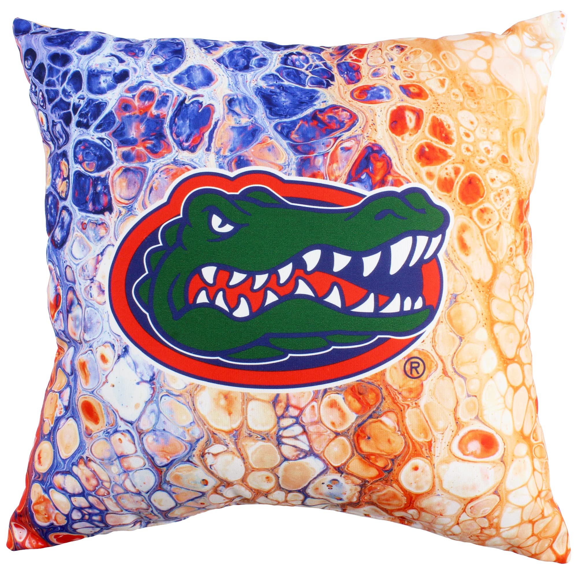 Florida Gators 2 Sided Color Swept Decorative Pillow, 16", Made in The USA