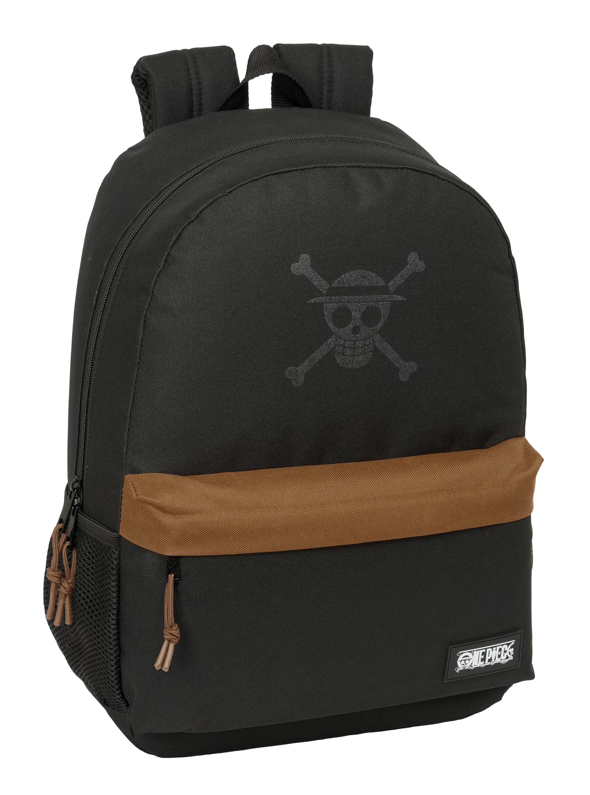 Safta ONE PIECE - Mochila Escolar Infantil, Ideal para Niños de Diferentes Edades, Cómoda y Versátil, Calidad y Resistencia, 30x14x46 cm