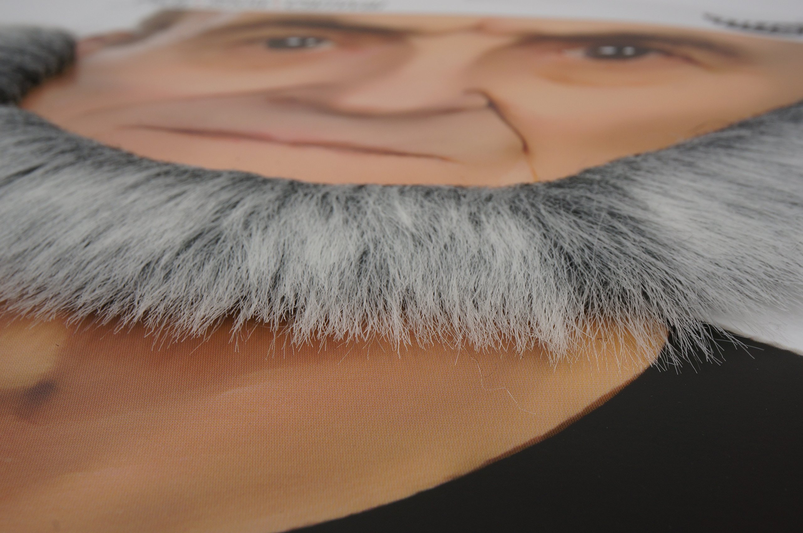 Mustaches Self Adhesive, Novelty, Morman Fake Beard, False Facial Hair, Costume Accessory for Adults, Gray with White Color - Image 5