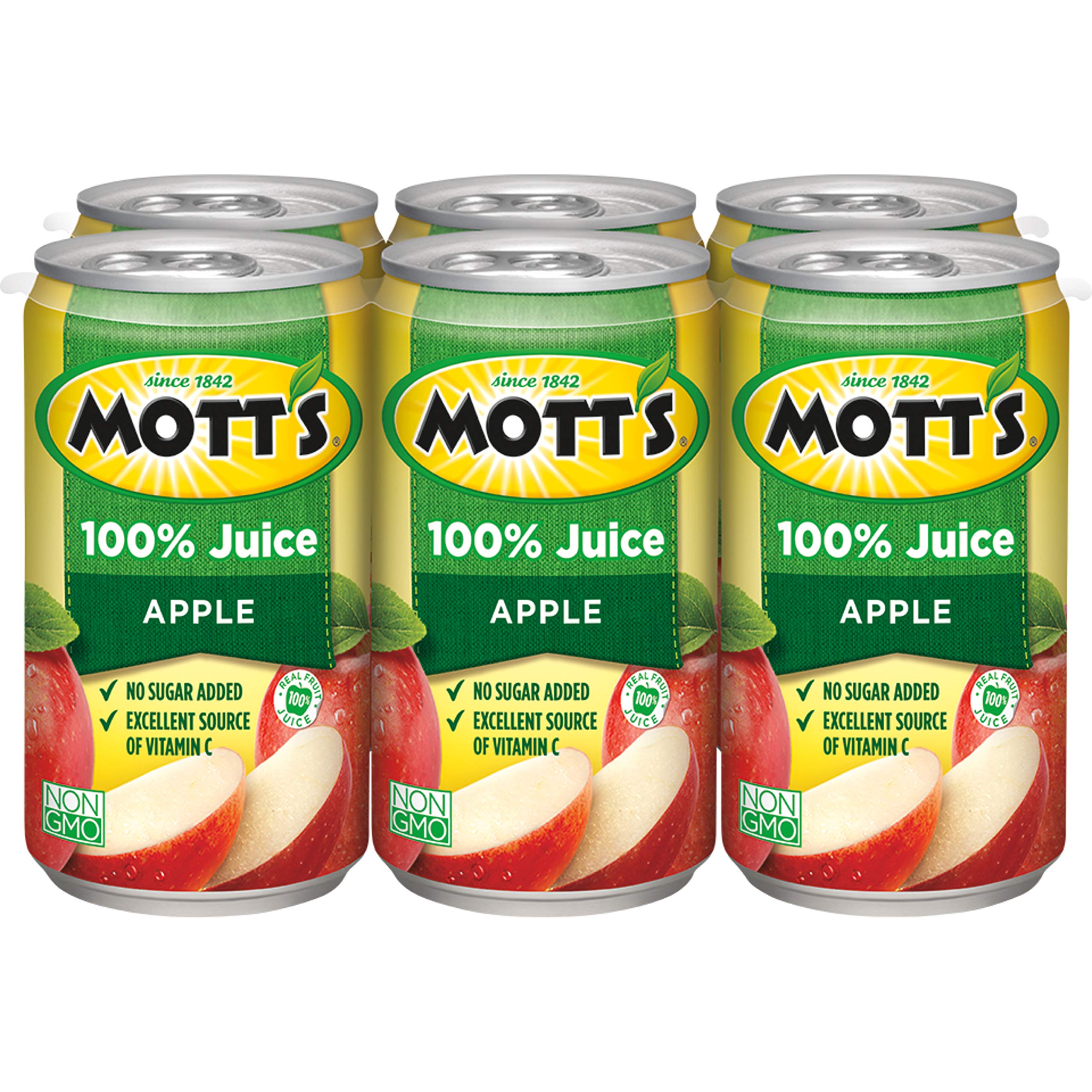Buy Mott's 100 Original Apple Juice, 5.5 Fluid Ounce Can, 6 Count (Pack of 4) Online at