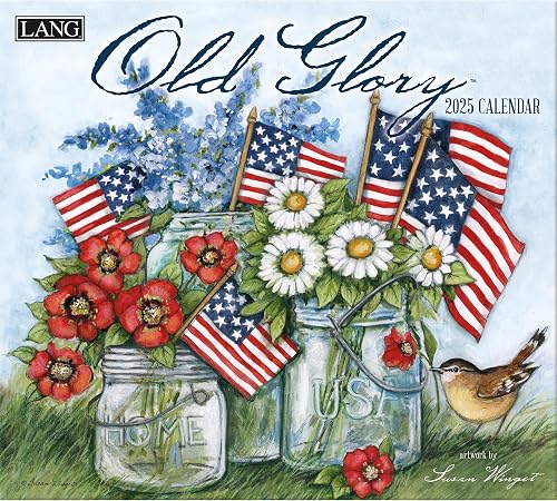 LANG Old Glory 25991001934 Calendrier mural 2025