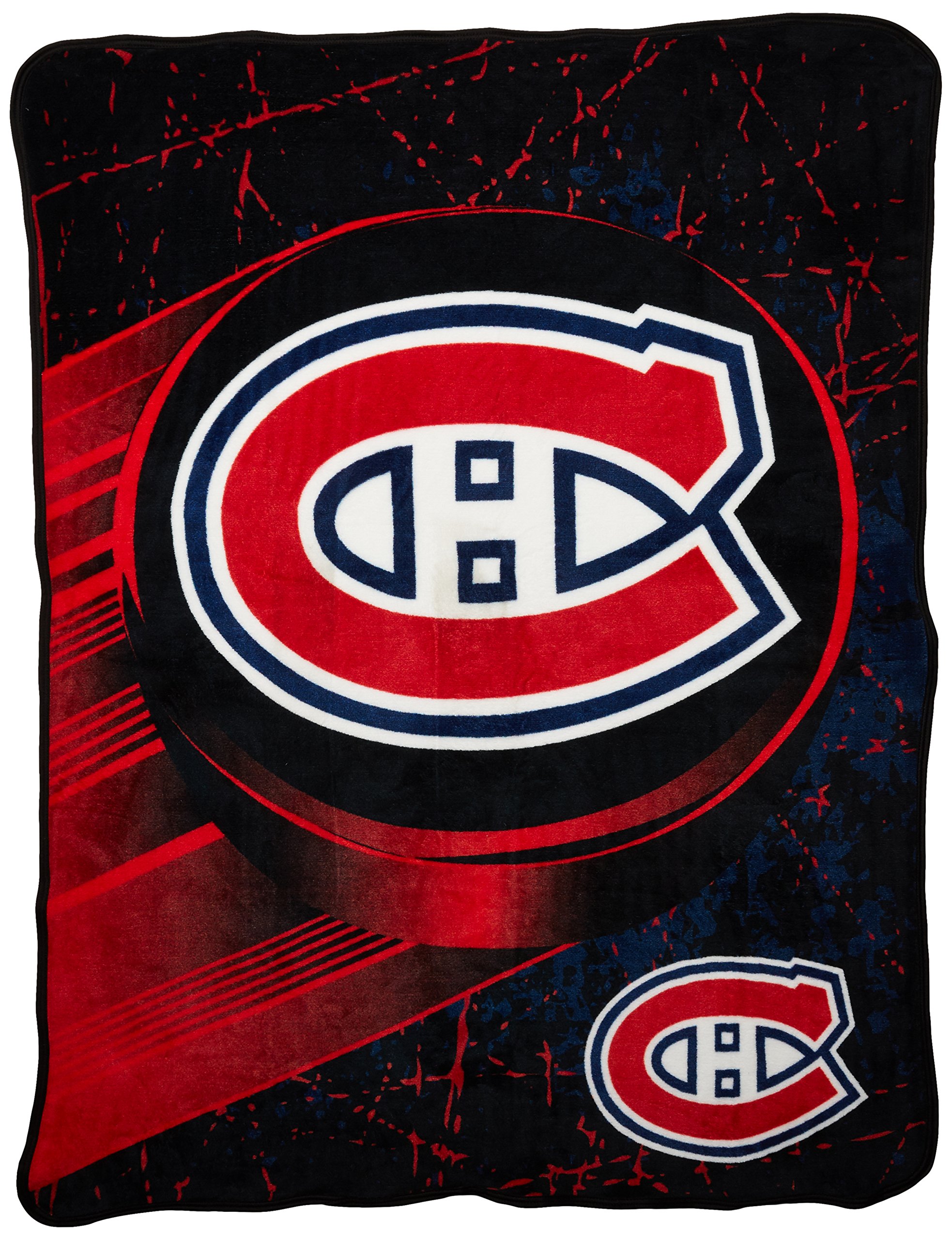 The Northwest Company Officially Licensed NHL Ice Dash Micro Raschel Throw Blanket, 46" x 60"