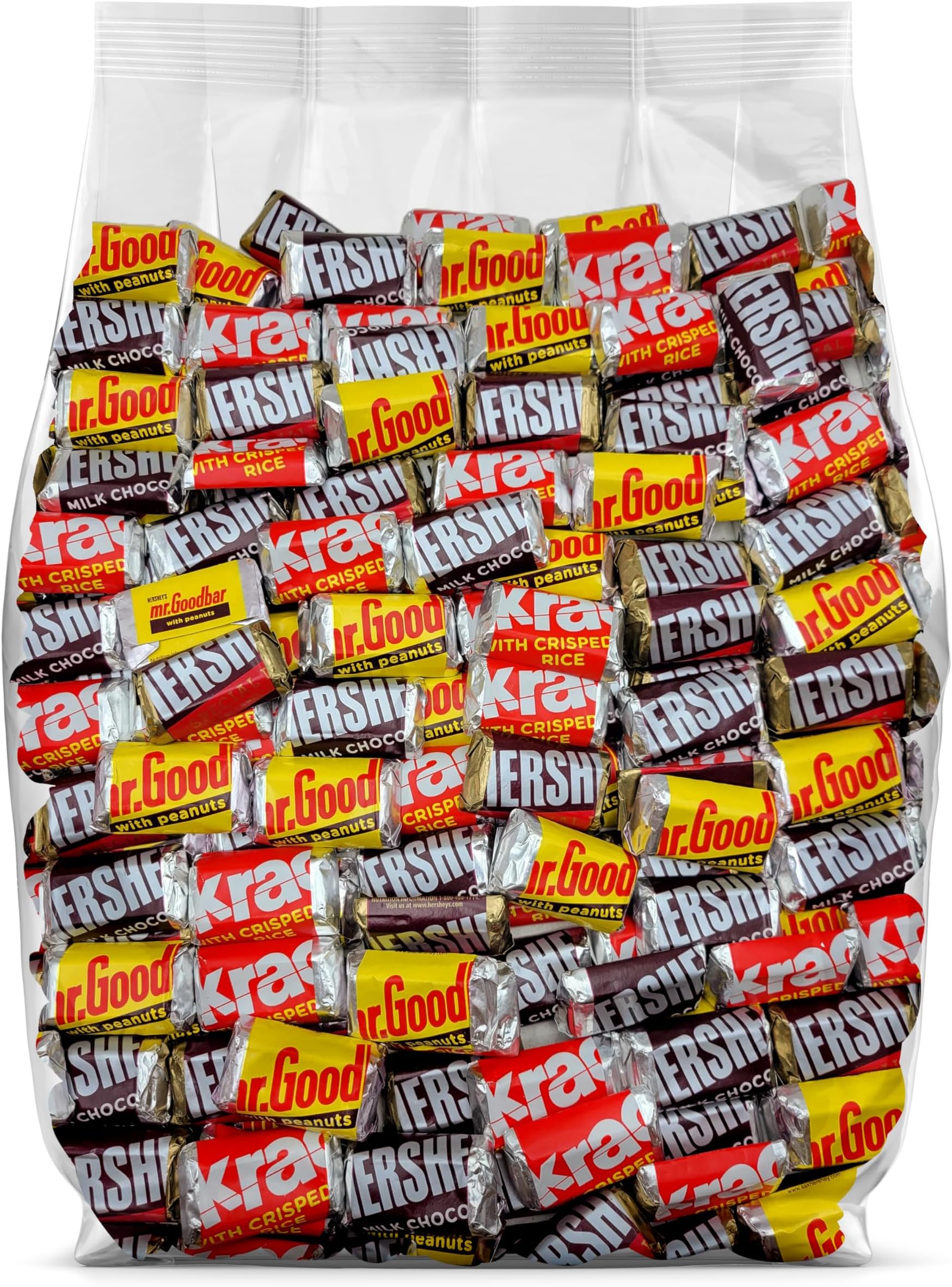 Hershey Miniatures Assortment - 2 lb Bulk Hershey Miniatures Candy Variety Pack - 100 Individually Wrapped Assorted Chocolate Candy Bars - 2 Pounds Bulk Candy Mix