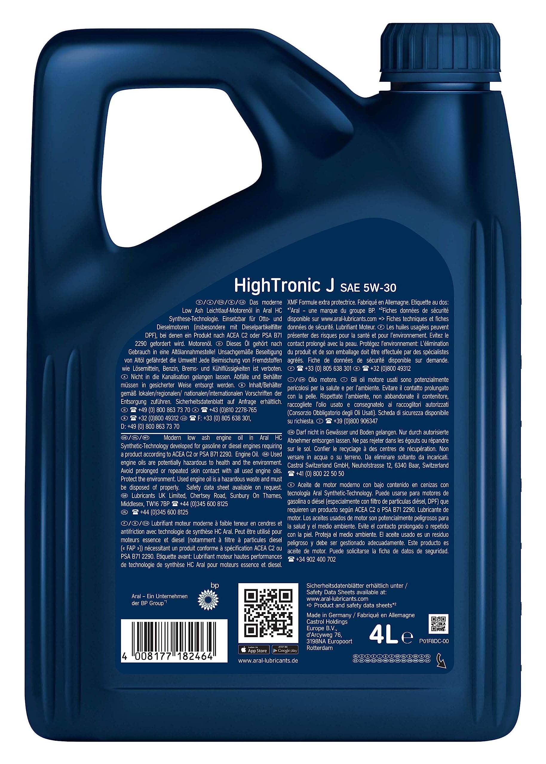 Aral HighTronic J 5W-30 Motoröl, 4L