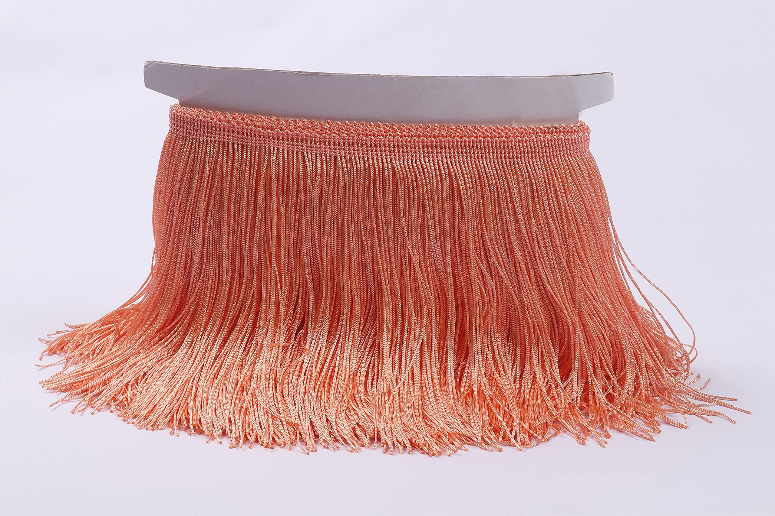 YYCRAFT Fransenbordüre Mit Quasten – 9,1 M Lang, 15,2 Cm Breit, Rosa Für DIY, Nähen & Deko