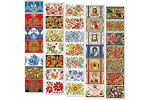 35 Pcs Easter Egg Shrink Wrappers for Pysanka, Traditional Ukrainian Easter Egg Decorating Kit