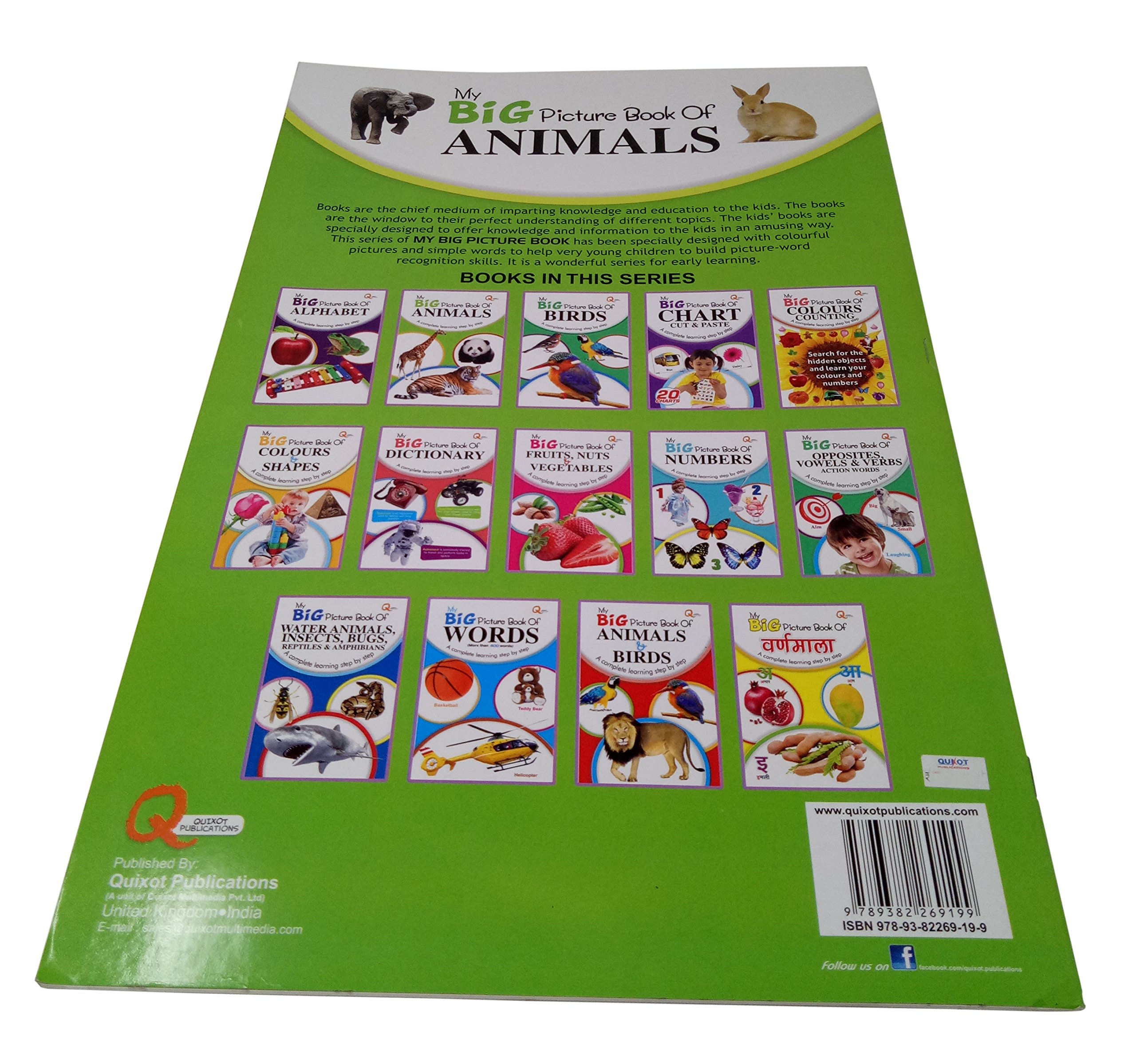 Buy Quixot My Big Picture Book - Animals, 1 Number Pack Online at