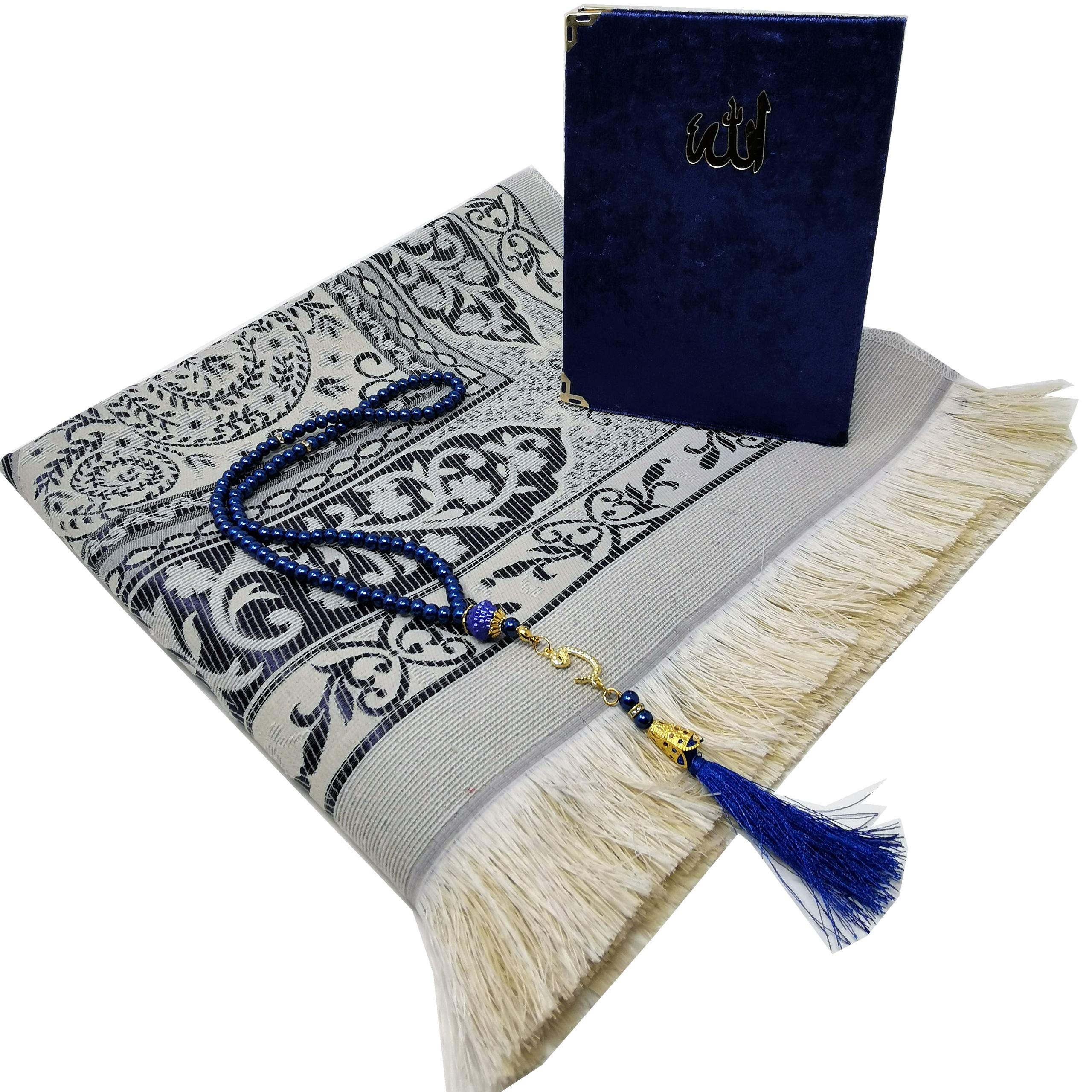 Buy Islamic Gift Set (Quran Booklet 9 Surahs + Prayer Mat Prayer Beads